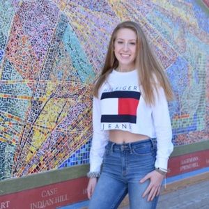 Tommy Cropped crewneck